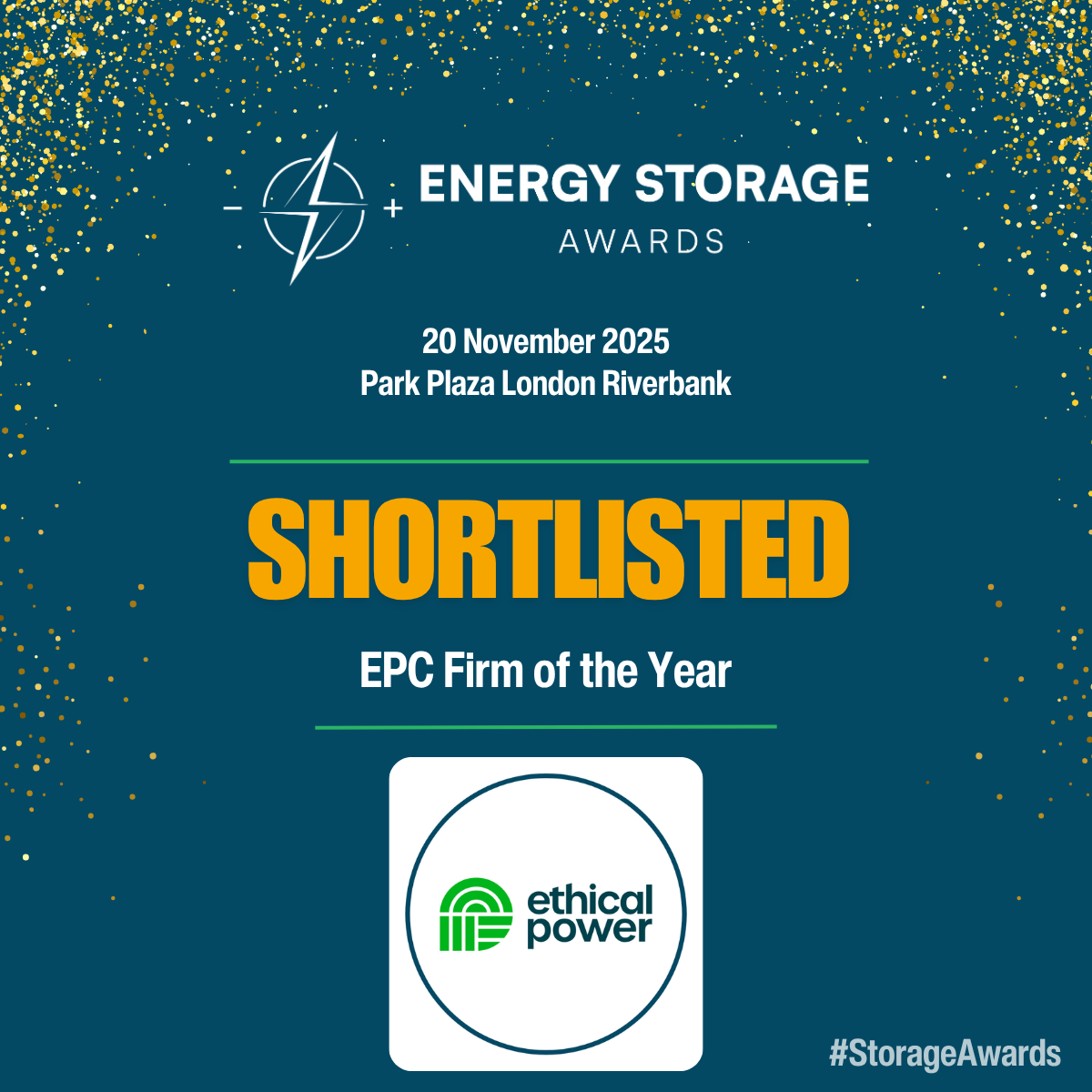 Ethical Power celebra múltiples nominaciones en los Energy Storage ...